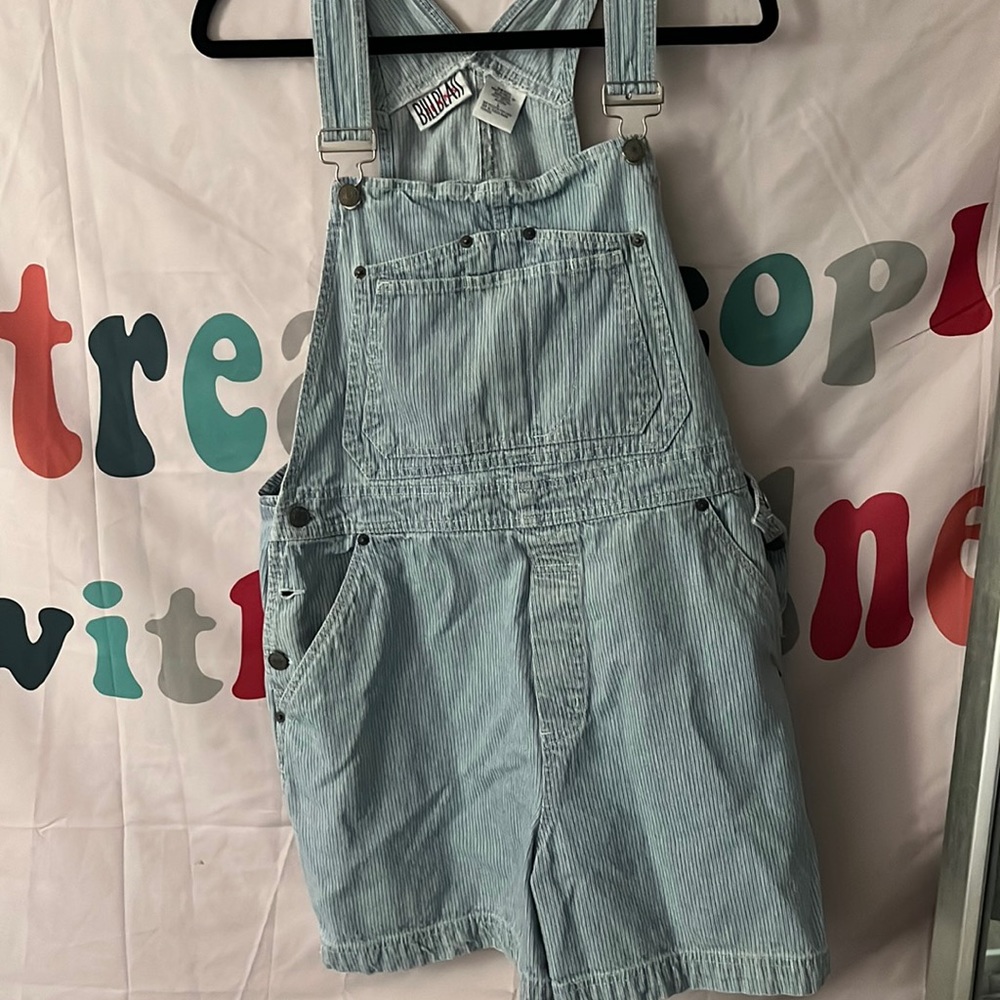 Vintage bill blass jean overalls